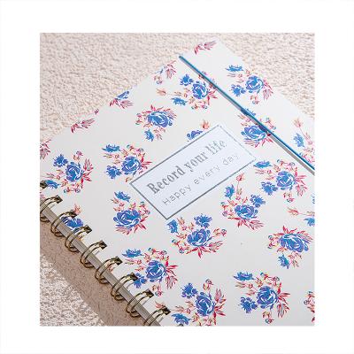 China Work Spiral Book Student Hardcover B5 Book Bandage Office Program Elastic Notebook for sale