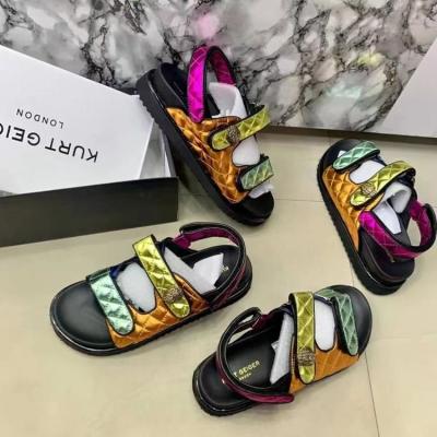 China 2022 Summer Beach Casual Soft Bottom Sandals New Fashion Trend Women's Sports Sandals Lightweight Thick Bottom for sale