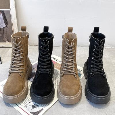 China 2022 fashion trend women's boots lace-up boots hot new fashion women's shorts boots for sale