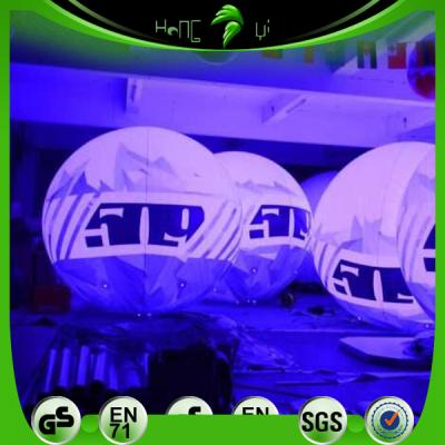 China Custom Inflatable PVC Inflatable Ball Promotion LED Inflatable Balloon Model for sale