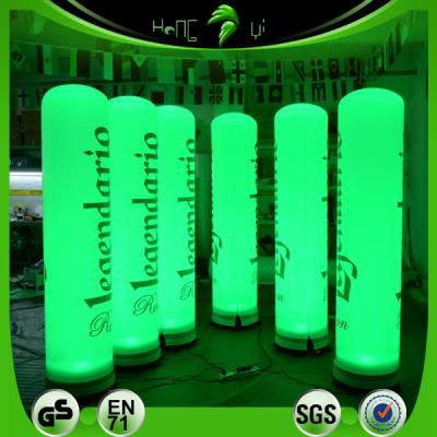 China Promotion DMX Inflatable Control LED Light Pillar Synchronized Colors Stage Lighting for sale