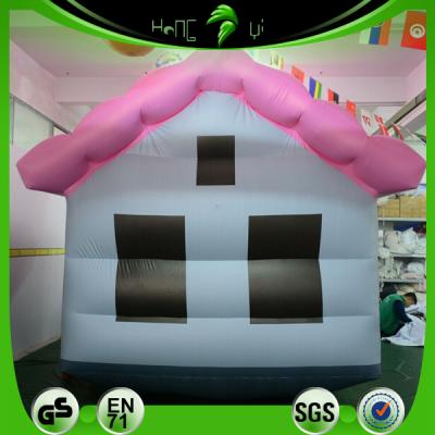 China Commercial Customized Football House Customized Halloween Haunted House Christmas Inflatable Kids House for sale