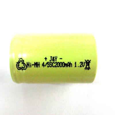 China Toys 1.2v 2000mAh 4/5sc NiMH Battery Shenzhen Manufacturer Battery For Lamps for sale