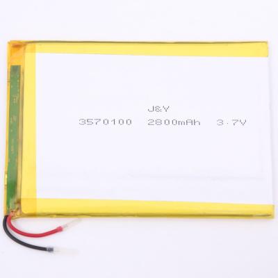 China Consumer Electronics 3.7V 3000 mAh lipo battery 357090 rechargeable battery for GPS PSP for sale