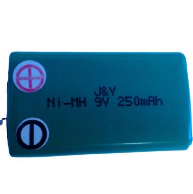 China Toys 9v 250mAh MI-MH battery for microphone for sale