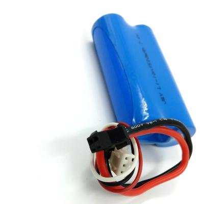 China Household appliances wholesale 2pieces 7.4v 1500mah 1800mah 2000mah 2200mah 2500mah 2600mah battery pack for sale