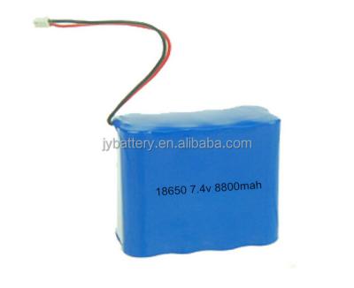 China Home Appliances Led Lighting Battery Li-ion 18650 Backup Battery 2S4P 7.4v 8800mah for sale