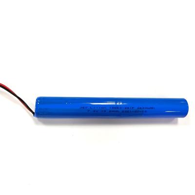 China Rechargeable Toys 2S 18650 2600mah 7.4V Li Ion Battery for sale