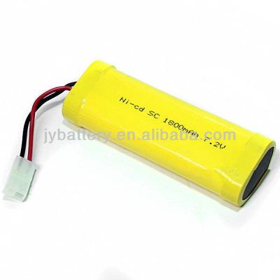 China Cordless Tool 7.2v 1800mah SC Ni-Cd Battery for sale