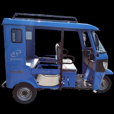 China KAVAKI 200cc Passenger Supply 3 Wheels Bajaj 500kg Loading Capacity Chinese Water Cooled Tricycle 6 Gasoline Passenger Tuk Tuk for sale