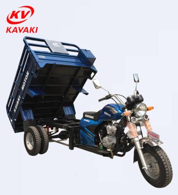 China alibaba supplier export 150cc 1.2*2.0M golden cart gasoline cargo tricycle for sale 800kg for sale