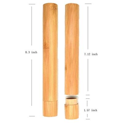 China China Eco - Friendly Natural Bamboo Holder , Bamboo Toothbrush Case for sale