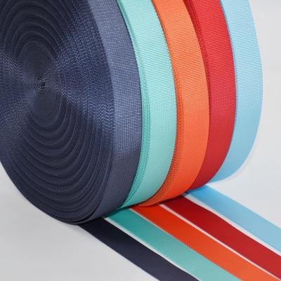 China Other Factory best selling custom colors nylon webbing 25mm for making webbing belt for sale