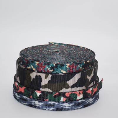 China High Tenacity New thickened camouflage nylon webbing tactical belt for sale