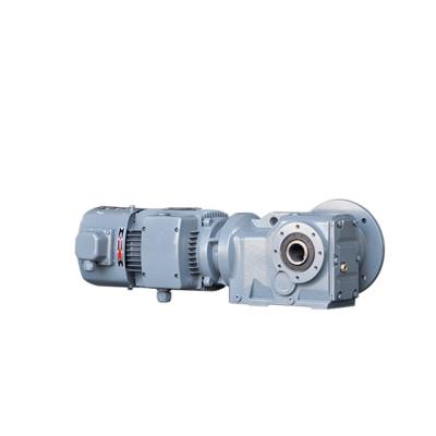 China Building Material Stores China OEM Electric Reducer K Series Gearbox Motor Helical Bevel Gear Unit With 4 Pole AC Motor for sale