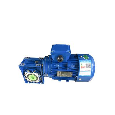 China Nmrv63 Food Worm Gearbox Motor 0.75kw 1.1kw 1.5kw 1HP 1.5HP 2HP Speed ​​Reducer for sale