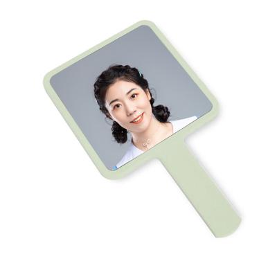 China 2022 Hot Selling Lighted Product Customized Small Mirror With Printing Logo Handheld Mirror For Girls Special Christmas Gift Dressing Table Mirror for sale