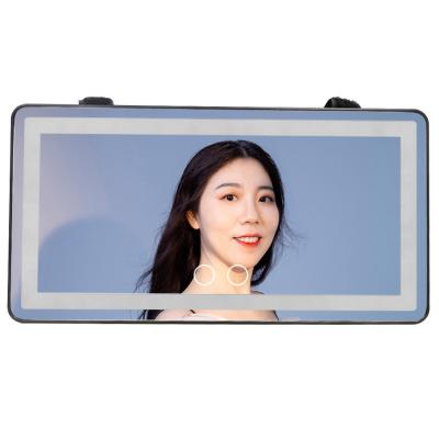 China Amazon Hot Sale Car Removable Cosmetic Mirror Rechargeable Lighted Makeup Mirror with 3