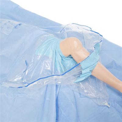 China PP+PE\SMMS TUV CE ISO Knee Arthroscopy Drape for sale