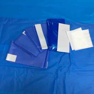 China CE ISO Non Woven Universal Package Set With Mayo Backing Cover for sale