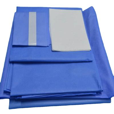 China Non Woven SMS Disposable Lithotomy Surgical Pack Sterilized for sale