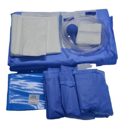 China Non Woven SMS Pack C Section Pack Disposable Cesarean Surgical Kit Sterilized for sale