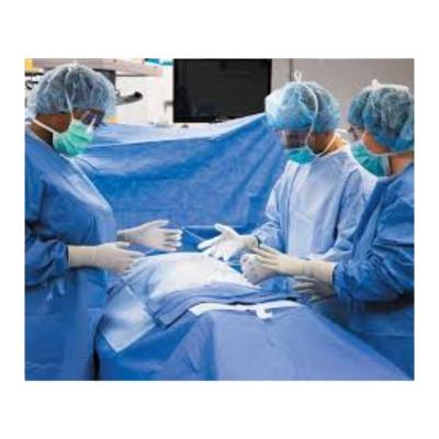 China Thyroid Surgery Single Use Disposable Thyroid Drapes Pack for sale