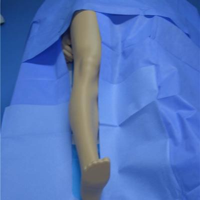 China Breathable Medical Comsumables Sterile End Drape Set Orthopedics Pack for sale