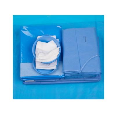 China Sterile Urethral Catheterization EO Urology Surgery Drape Set Disposable T.U.R. Package for sale