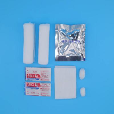 China Metal and Medical First Aid Kit Single Use Consumables Pack Hot Sale Nonwoven CE for sale