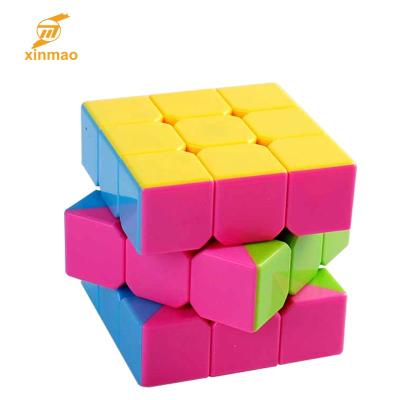 China 2018 hot sale cartoon and new design toy 5.7CM color soft magic puzzle cube toys for sale