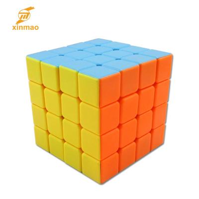 China 2018 hot sale cartoon toy and soft color 6.3CM 4x4x4 new design magic cube 4 layers puzzle educational toy for kids for sale