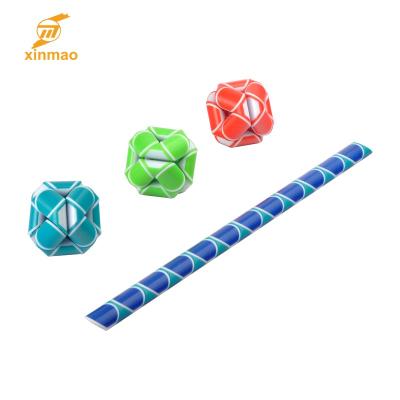 China 24Link Round Shape Magic Puzzle Standing Eco-friendly Cube Folding Magic Snake for sale