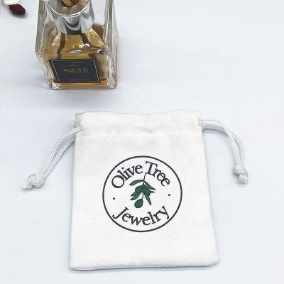 China Custom Drawsting Suede Microfiber Jewelry Pouches for sale