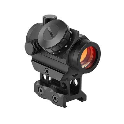 China Aluminium Alloy 2MOA Red Dot Sight 1x25mm Reflex Sight Waterproof & Shockproof & Fog-Proof  Holosun Red Dot Scope with 1 inch Riser Mount for sale