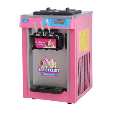 China Snack Factory Large Capacity Soft Ice Cream Machine With Cheap Price for sale