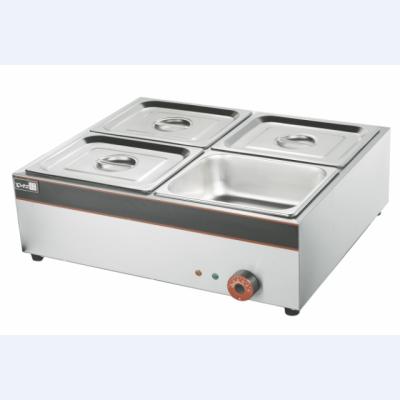 China STAINLESS STEEL Four Basin Bain Marie Electric Food Warmer for sale