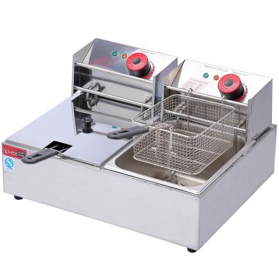 China 6L French Fries Electric Chicken / Potato / Potato Chips Fryer Commercial Use for sale