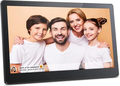 China Clock Shenzhen Wholesale Loop Video Digital Photo Frame Rohs 15 Inch Photos With User Manual for sale