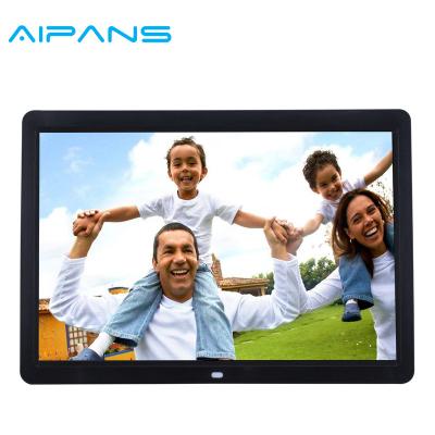 China Clock 17-inch high-definition LCD screen digital video frame, automatically play video, picture and music. for sale