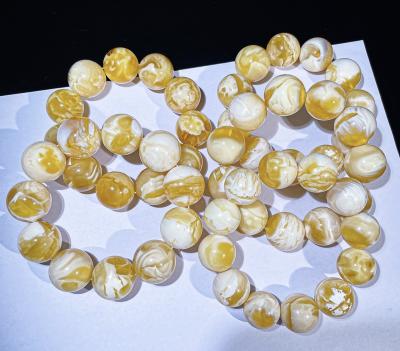 China DIY Jewelry Making 20-23+mm Highest Grade Tiger Eye Amber Beads Baltic White Amber Gemstone Beads and Muslim Tasbih Prayer Beads for sale