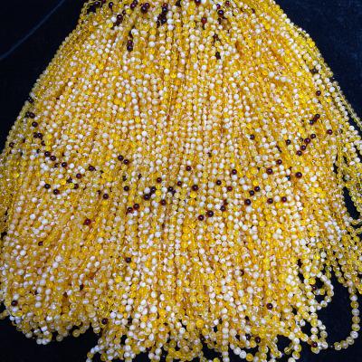 China DIY Jewelry Making 8-9+mm Gold Tiger Eye Amber Beads Baltic White Amber Gemstone Beads and Muslim Tasbih Prayer Beads for sale