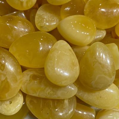 China DIY Jewelry Making 5-10+mm Water Drop Amber Gemstone Beads Natural Stone Beads for sale