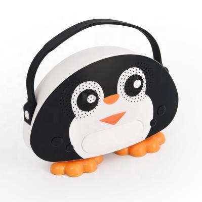 China Cartoon Toy Penguin Portable Karaoke Machine Musical Toys For Toddler Birthday New Year Gift Mobile Toy Musical Speaker Music Baby Toy for sale