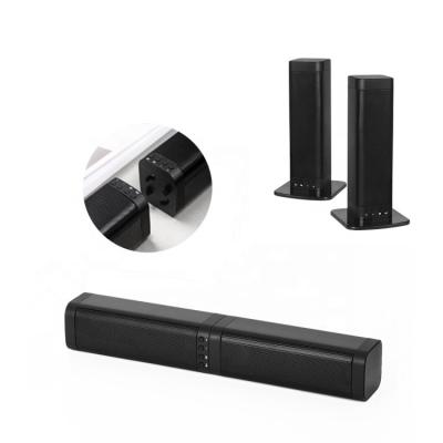 China Mini System Home Theater System Various Blue Tooth TV Soundbar Speaker Fashion Audio for TV 24-Inch Cable and Wireless2.0 Stereo Soundbar for sale