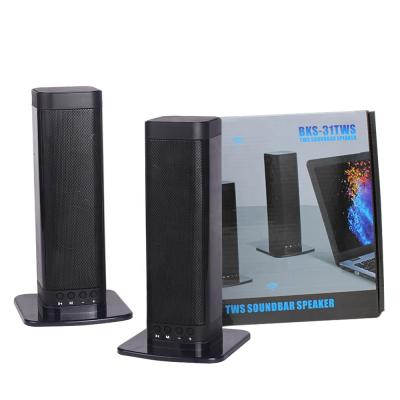 China Mini System Home Theater Speaker System Bar Sound TWS Speaker for TV and Home Theater BT Wireless SoundBar for sale