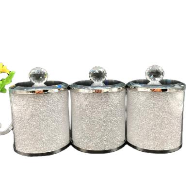 China Home.Restaurant.Bar.Hotel.Wedding Bling Home Decoration Jewelry Storage Box Single Set Storage Jar Kitchen Food Container Glass Jar for sale