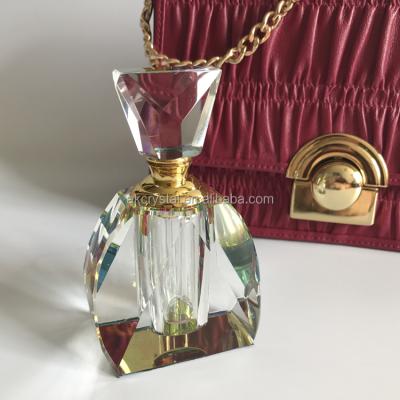 China Fashion arabic custom personalized crystal arabic perfume k9 oil refill bottle made in china for sale