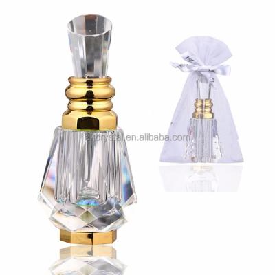 China Arabic Lady Crystal Attar Bottles Glass Perfume Empty Oil Bottles Personal Care Factory Direct Selling Wedding Gifts for sale