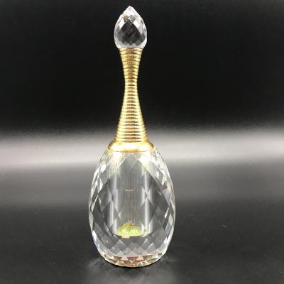 China Vintage Perfume Crystal Perfume Bottle 12ml Oil Perfume Crystal Glass Perfume Spray Bottle for sale